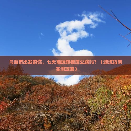 乌海市去新疆独库公路七日游