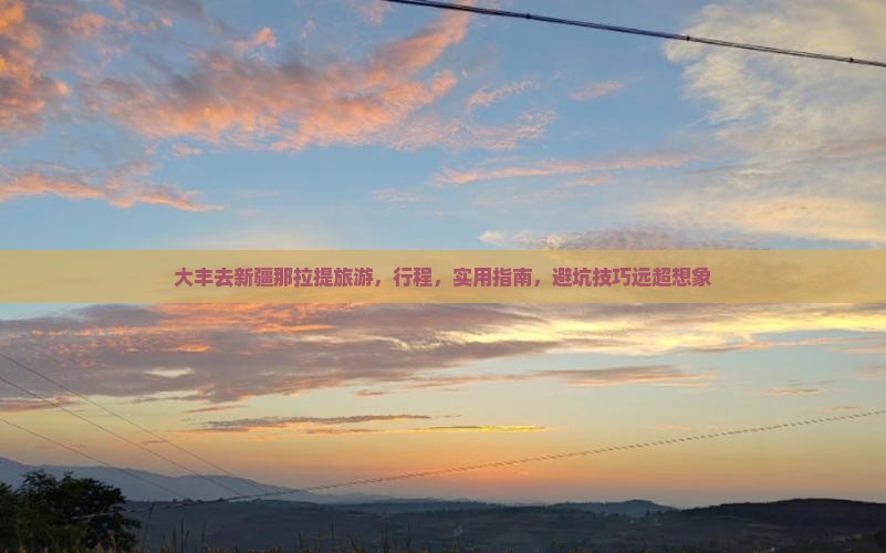 大丰去新疆那拉提旅游