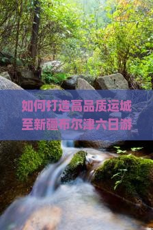 如何打造高品质运城至新疆布尔津六日游？旅行痛点，抢鲜体验新词热词攻略！