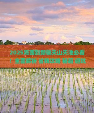 海西到新疆天山天池哪里玩