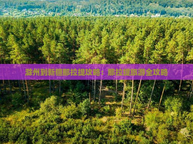 滁州到新疆那拉提哪里玩