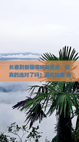 长春到新疆喀纳斯景点