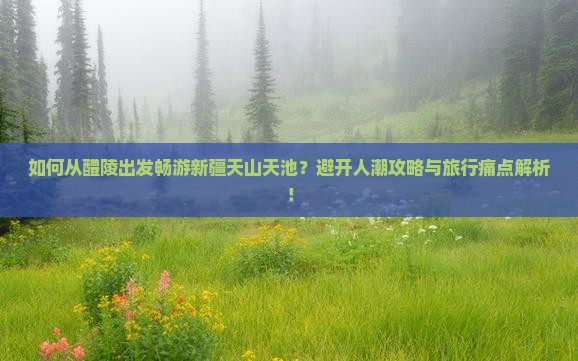 如何从醴陵出发畅游新疆天山天池？避开人潮攻略与旅行痛点解析！