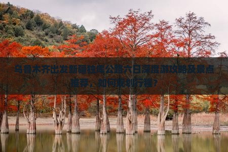 乌鲁木齐出发新疆独库公路六日深度游攻略及景点推荐，如何规划行程？
