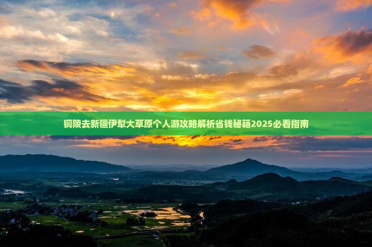 铜陵去新疆伊犁大草原个人游