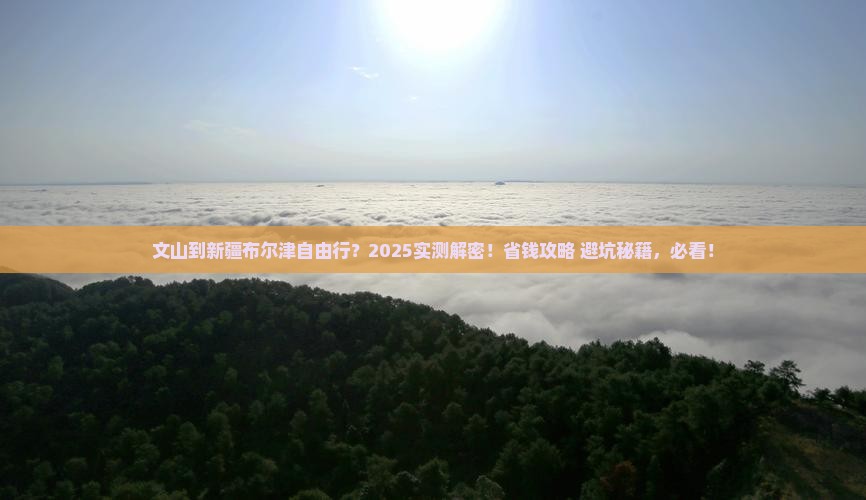 文山到新疆布尔津自由行