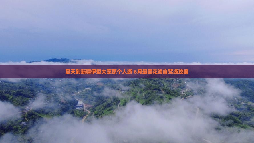 夏天到新疆伊犁大草原个人游