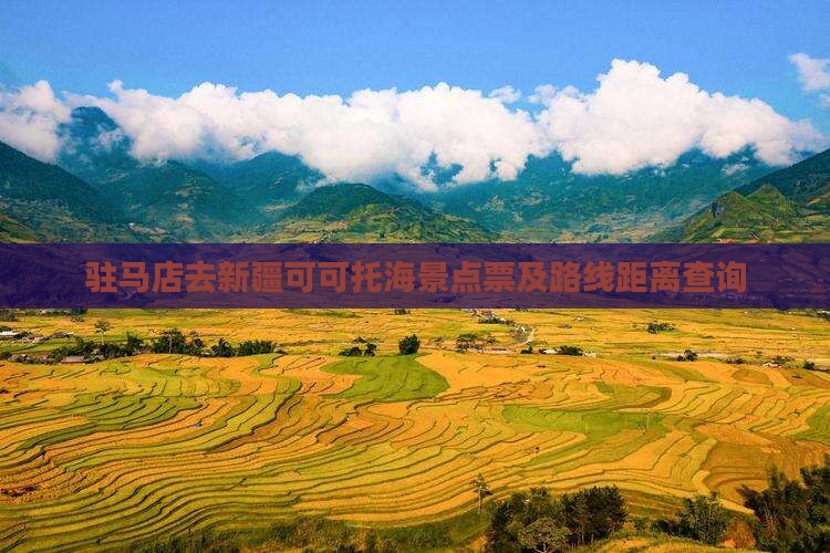 驻马店去新疆可可托海景点票及路线距离查询