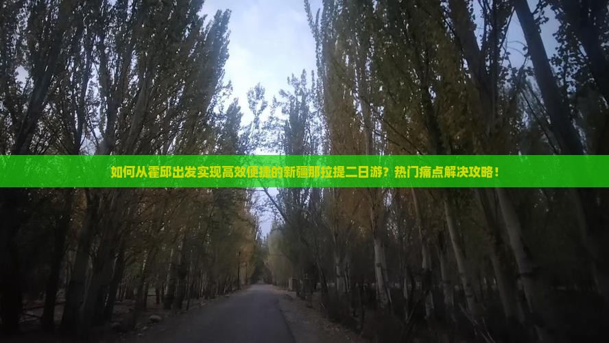 如何从霍邱出发实现高效便捷的新疆那拉提二日游？热门痛点解决攻略！