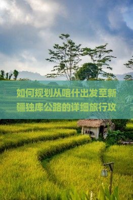 如何规划从喀什出发至新疆独库公路的详细旅行攻略与注意事项？