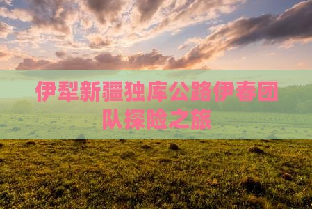 伊犁新疆独库公路伊春团队探险之旅