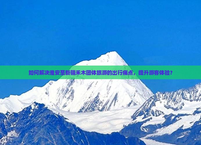 如何解决淮安至新疆禾木团体旅游的出行痛点，提升游客体验？