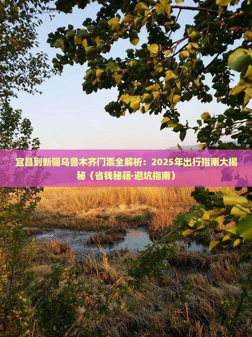 宜昌到新疆乌鲁木齐门票