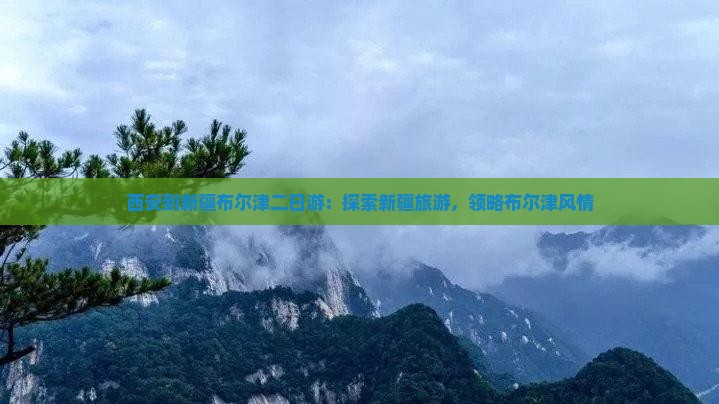 西安到新疆布尔津二日游