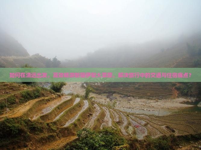 如何在清远出发，高效畅游新疆伊犁大草原，解决旅行中的交通与住宿痛点？