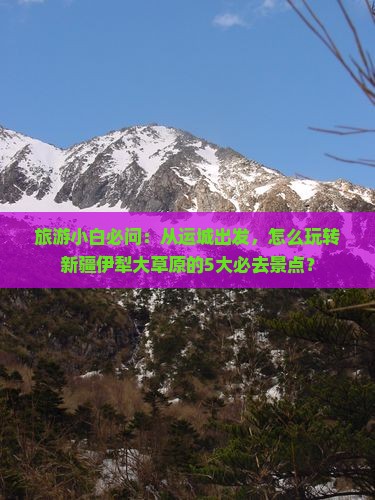 旅游小白必问：从运城出发，怎么玩转新疆伊犁大草原的5大必去景点？
