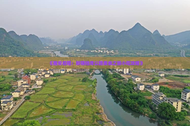 《雅安启程：新疆独库公路美食之旅小吃攻略》