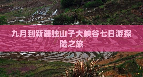 九月到新疆独山子大峡谷七日游探险之旅