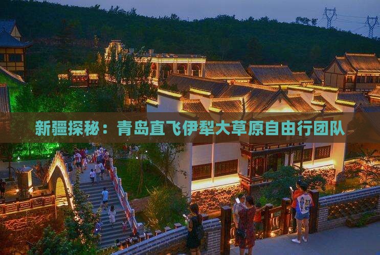 新疆探秘：青岛直飞伊犁大草原自由行团队