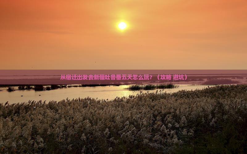 宿迁去新疆吐鲁番五日游