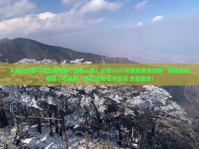 大丰到新疆可可托海旅游小吃