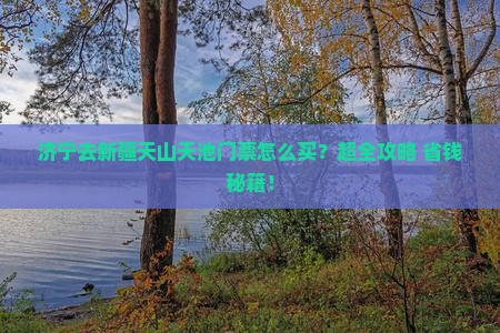 济宁去新疆天山天池门票