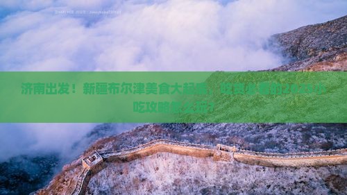 济南到新疆布尔津旅游小吃