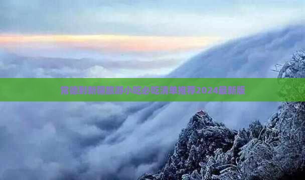 常德到新疆旅游小吃