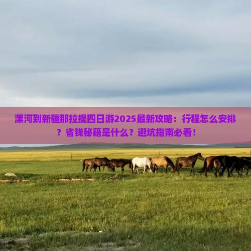 漯河到新疆那拉提四日游