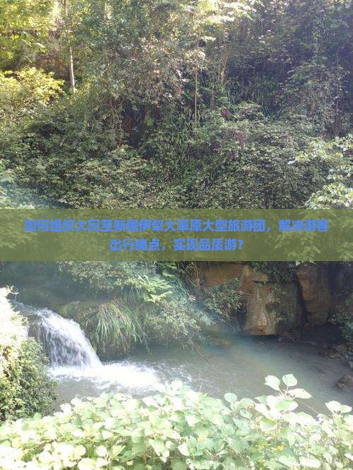 如何组织大同至新疆伊犁大草原大型旅游团，解决游客出行痛点，实现品质游？