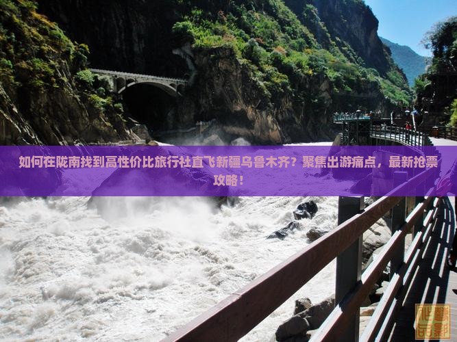 如何在陇南找到高性价比旅行社直飞新疆乌鲁木齐？聚焦出游痛点，最新抢票攻略！