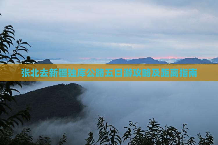 张北去新疆独库公路五日游攻略及距离指南