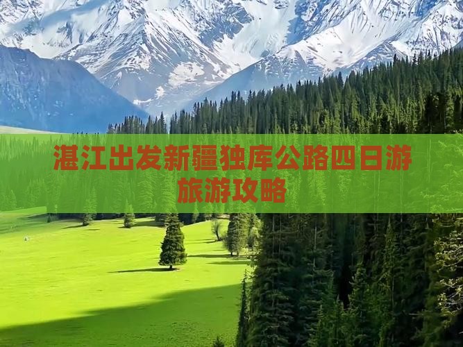 湛江出发新疆独库公路四日游旅游攻略