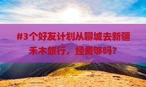 #3个好友计划从聊城去新疆禾木旅行，经费够吗？