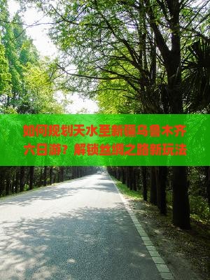 如何规划天水至新疆乌鲁木齐六日游？解锁丝绸之路新玩法，解决旅行痛点！