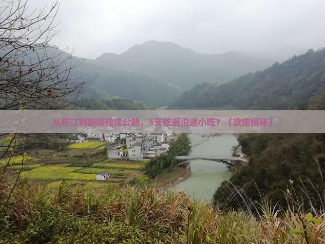 阳江到新疆独库公路旅游小吃