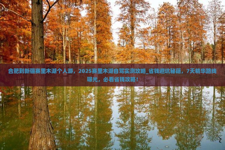 合肥到新疆赛里木湖个人游