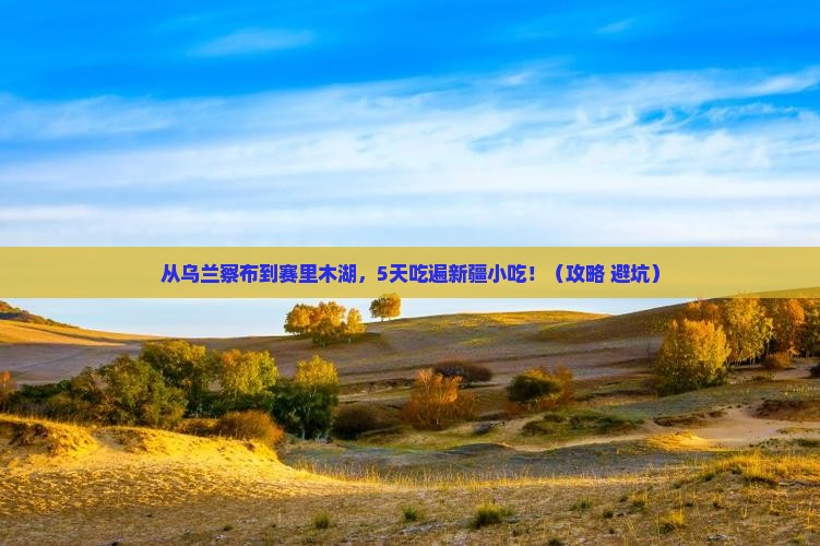 乌兰察布去新疆赛里木湖旅游小吃
