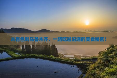 从百色到乌鲁木齐，一路吃遍沿途的美食秘密！