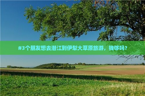 #3个朋友想去潜江到伊犁大草原旅游，钱够吗？