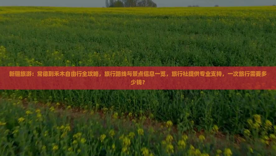 新疆旅游：常德到禾木自由行全攻略，旅行路线与景点信息一览，旅行社提供专业支持，一次旅行需要多少钱？