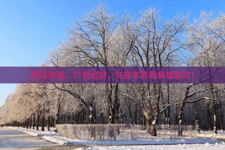 两日穿越，广州出发，乌鲁木齐的异域魅力！