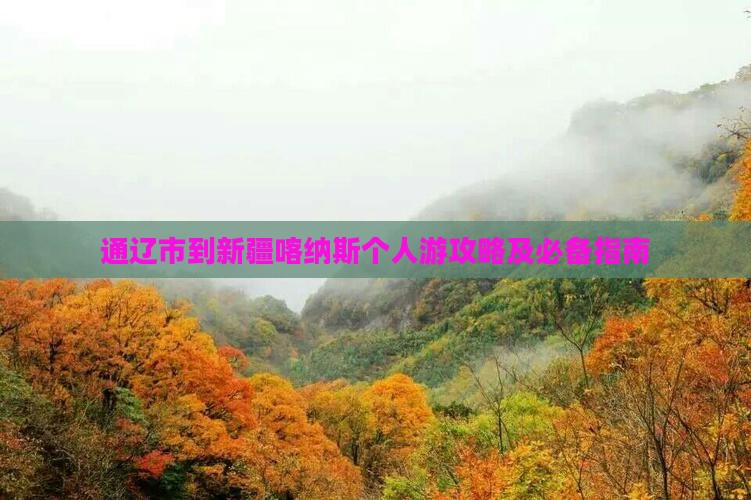 通辽市到新疆喀纳斯个人游攻略及必备指南