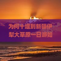 为何十堰到新疆伊犁大草原一日游如此受欢迎？痛点与热词新词背后的旅游趋势！