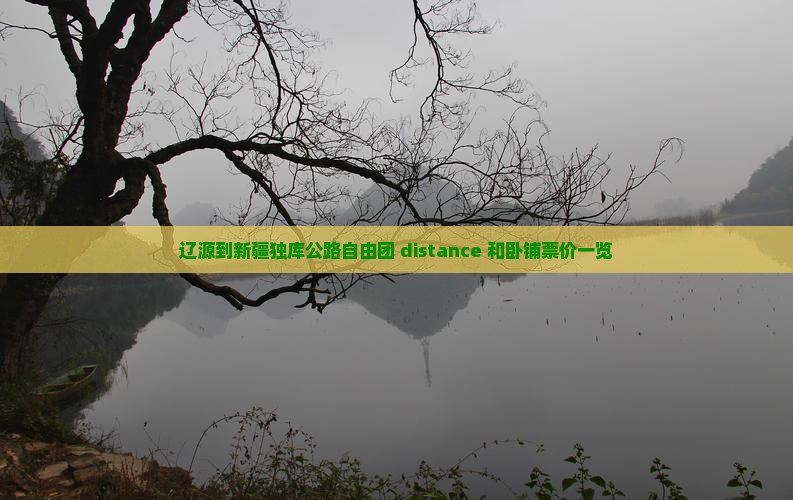 辽源到新疆独库公路自由团 distance 和卧铺票价一览