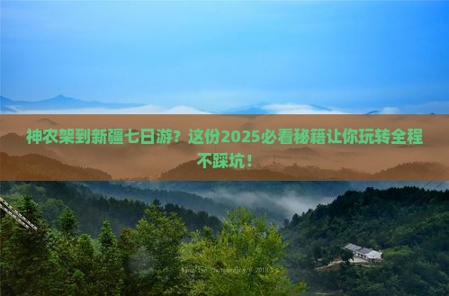 神农架到新疆七日游