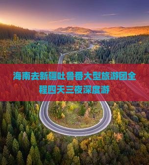 海南去新疆吐鲁番大型旅游团