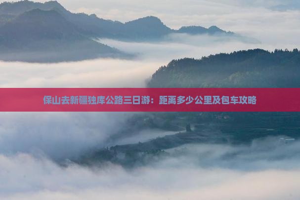 保山去新疆独库公路三日游：距离多少公里及包车攻略