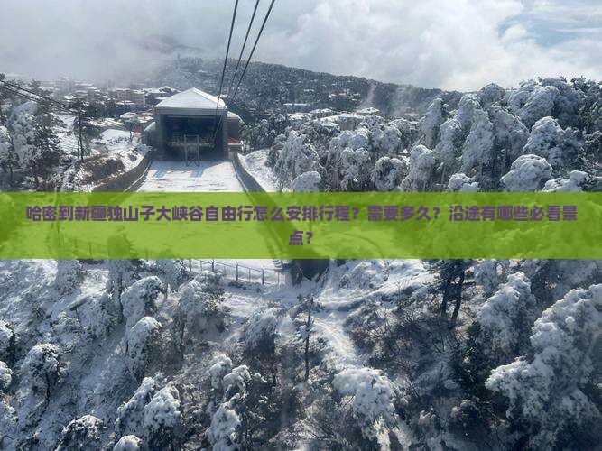 哈密到新疆独山子大峡谷自由行怎么安排行程？需要多久？沿途有哪些必看景点？