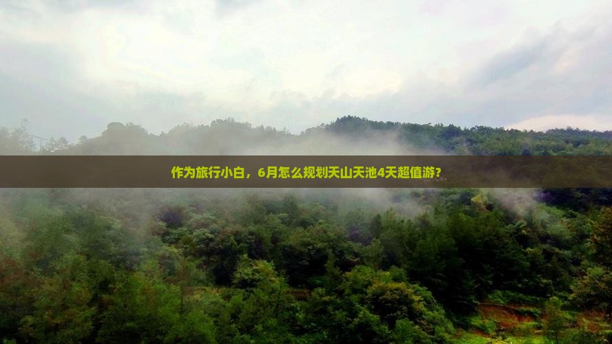 作为旅行小白，6月怎么规划天山天池4天超值游？